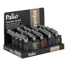 Palio Squadra Lighters Assorted Colors (Black, Clear, Red, Blue & Green), 20 picture