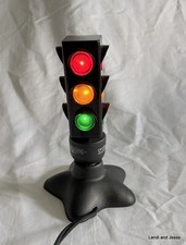 Traffic Light Table Nightlight Lamp Novelty Bar Man Cave Kids Room Decor 8