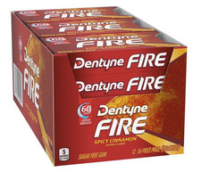 🔥 Dentyne Fire Spicy Cinnamon Gum 12 Pack (192 Pieces) Sugar Free Bulk Case picture
