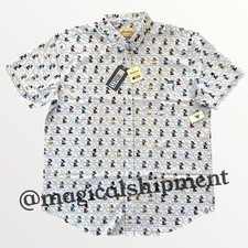 NWT Disney Parks EPCOT World Showcase Mickey Mouse RSVLTS Button Shirt | 2XL picture