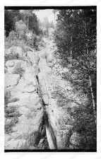 Keene Valley Roaring Brook Falls Standard Postcard COPY RPPC picture