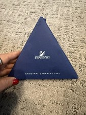 NIB  Swarovski 2002 Annual Christmas Ornament Crystal Snowflake picture