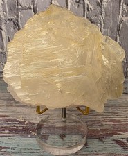💎 LARGE UV FLUORESCENT HONEY CALCITE SPECIMEN – 816g CABINET WORTHY picture