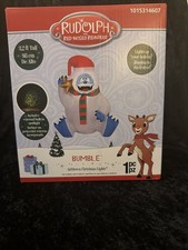 Rudolph, The Rednosed Reindeer BUMBLE 3.2 Feet Tall picture