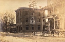 First National Bank Washington NJ New Jersey RPPC Photo Postcard COPY picture