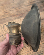 Vintage AUTO-LITE CARBIDE LAMP, Miners Lamp, Universal Lamp Co, Chicago IL picture