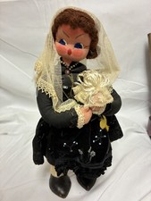 VTG Portuguese Folk Art Cloth Doll Noiva De Viana (Viana Bride) By Maria Helena picture