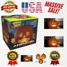 Self-Inflating 5ft Halloween Pumpkin with Projector & Speaker - Plug & Play picture