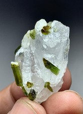 50 Carat Beautiful Tourmaline Crystal Bunch With Quartz from Afghanistan picture