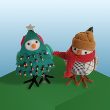 Target Spritz Birds Deckard 2019 & Schatzi 2018 Holiday Christmas Duo picture