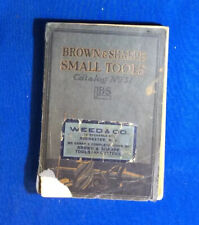 Brown and Sharpe Small Tools Catalog No 31 1929 picture