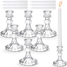 Suclain 12 Pcs 1.38 inches (diameter) x 4.06 (height), Transparent picture