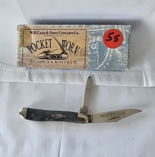 2001 Case XX 00785 Pocket Worn Old Red Bone 61953L SS RussLock Limited XX NIB picture