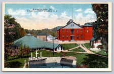 K63/ Walden New York Postcard c1910 Wallkill Manufacturing Factory 402 picture