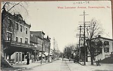 1918 Downingtown Pa, West Lancaster Avenue, Chester Postcard picture