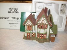 Dept. 56 Hembleton Pewterer & Tom Hawkins Chimney Sweep lighted bldg., 58009 picture