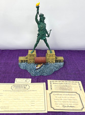 HARBOUR LIGHTS COLOSSUS OF RHODES #661 LIGHTHOUSE FIGURINE COA BOX picture