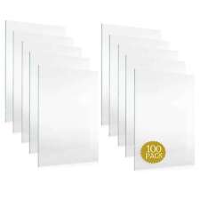 100 Sheets Of Non-Glare UV-Resistant Frame-Grade Acrylic Replacement for 5x7 picture