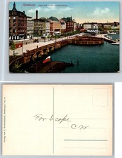 Hamburg Old and New Jungfernstieg Street View Postcard picture