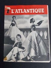 1951 French Line SS De Grasse L'Atlantique Daily Newspaper Fashion & News picture