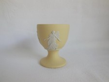 Wedgwood Primrose Yellow Jasperware Dancing Hours Egg Cup picture