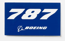 NEW Boeing 787 Blue Sticker, UPC # 585085030010 picture