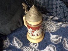 HAUBER & REUTHER VINTAGE GERMAN BEER STEIN picture
