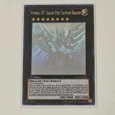Yu-Gi-Oh No. 107 Galaxy-Eyes Tachyon Dragon English 1st Edition North American picture