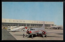 Postcard Newark New Jersey Airport Passenger Terminal Bldg American Convair 240 picture