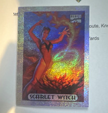 Fleer 1996 Marvel Masterpieces Limited Edition Hologram #7/10 Scarlet Witch picture