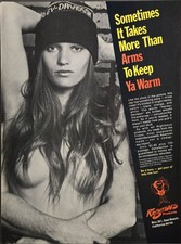 Harley-Davidson 1981 Print Ad Righteous Products Beanie Cap Seal Beach Sexy 80s picture