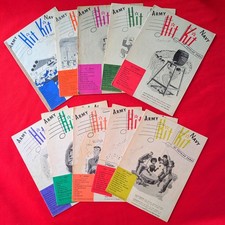 LOT OF 10 Vintage Army Navy Hit Kit of Popular Songs Sheet Music 100+/- SONGS picture