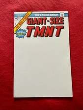 GIANT SIZE TMNT 100 Teenage Mutant Ninja Turtles VARIANT COVER blank sketch m nm picture