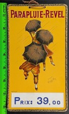 Vintage 1930's French Umbrella Art by Cappiello Carboard Hang Sign picture