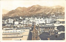 Honolulu HI Hawaii Aerial View in 1942 RPPC Postcard Copy picture