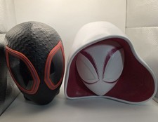 Rare AMC Spider-Man- Miles Morales & Spider-Gwen Popcorn Tubs. Used picture