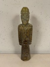 Vintage Chinese Soapstone Statue Figurine Carving of Male Figure picture