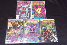 LOT OF 5 HERCULES PRINCE OF POWER 1 2 3 4 - BRONZE AGE - VF/NM 9.0 picture