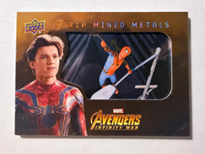 Marvel Upper Deck The Avengers Infinity War Strip Mined Metals SMM6 card picture