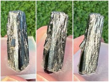 RARE, large MANGANITE crystal from ILFELD, GERMANY - mined in the 1800's 3+ cm picture
