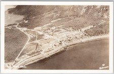 Aerial View of Haines Alaska by Robinson Vintage Real Photo Postcard H79 picture