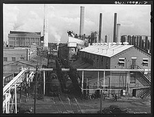 Tulsa Oklahoma 1920s Mid-Continent Refinery Lubricating Oil Loading Racks picture