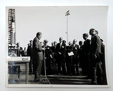 Orig. 1963 NASA Photo President Kennedy & Von Braun At Cape Canaveral JFK picture