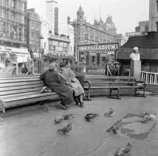 Leicester Square London 1954 OLD PHOTO picture