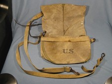 Original US Army Cavalry Horse Feed Bag – Vintage Canvas – WWI 1917 RIA picture