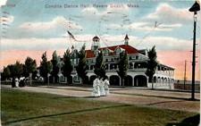 Condits Dance Hall, Revere Beach, Reichner Bros, Boston, München, Postcard picture