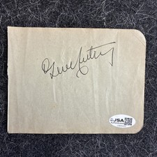 Gene Autry Signed Cut JSA Authenticated The Singing  Cowboy Western angels mlb picture