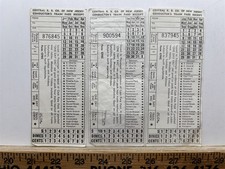 1970s Central Railroad of NJ Train Railroad Tickets Vintage picture