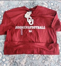 Vintage Champs Men's University of Oklahoma Sooners Red Short Sleeve Tee Shirt L picture
