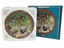 Walt Disney Animated Classics 3-D Plate Bambi Collector's 1989 Vtg NEW IN BOX picture